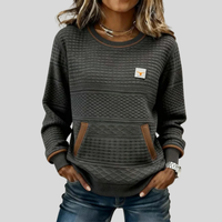 Noelle™ | Colorblock Crew Neck Sweatshirt