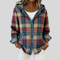 Hildred™ | Plaid Hooded Shacket
