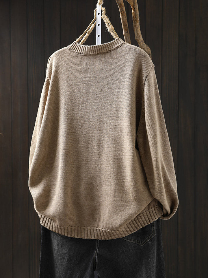 Briar™ Knitted Cardigan With Colorful Buttons