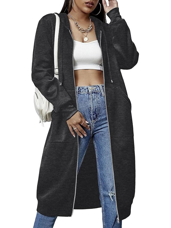 Elizabeth - Lined Long Hoodies