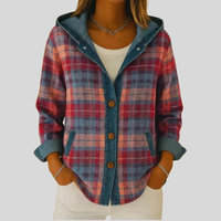 Kellaway™ | Plaid Hooded Shacket