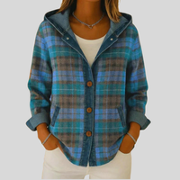Bevlyn™ | Plaid Hooded Shacket