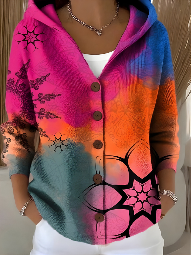 Gillian™ - Artistic Warm Long Cardigan