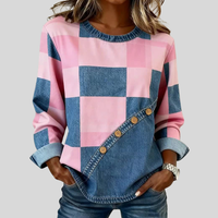 Tindelle™ | Artistic Patchwork Sweatshirt