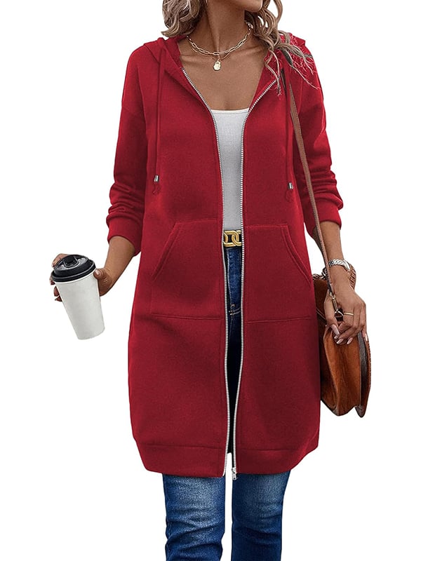 Elizabeth - Lined Long Hoodies