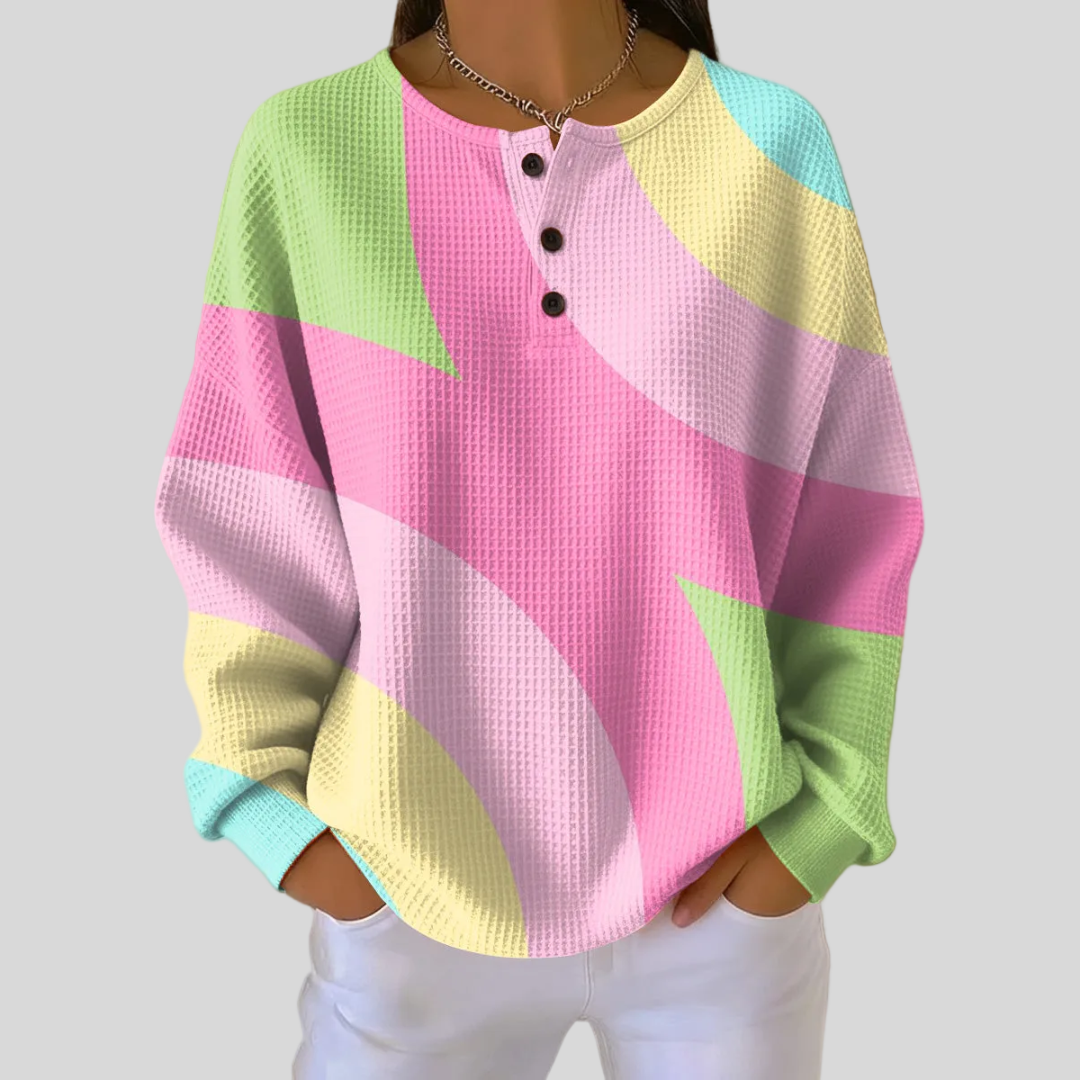 Lorelei™ | Abstract Design Pullover Sweatshirt