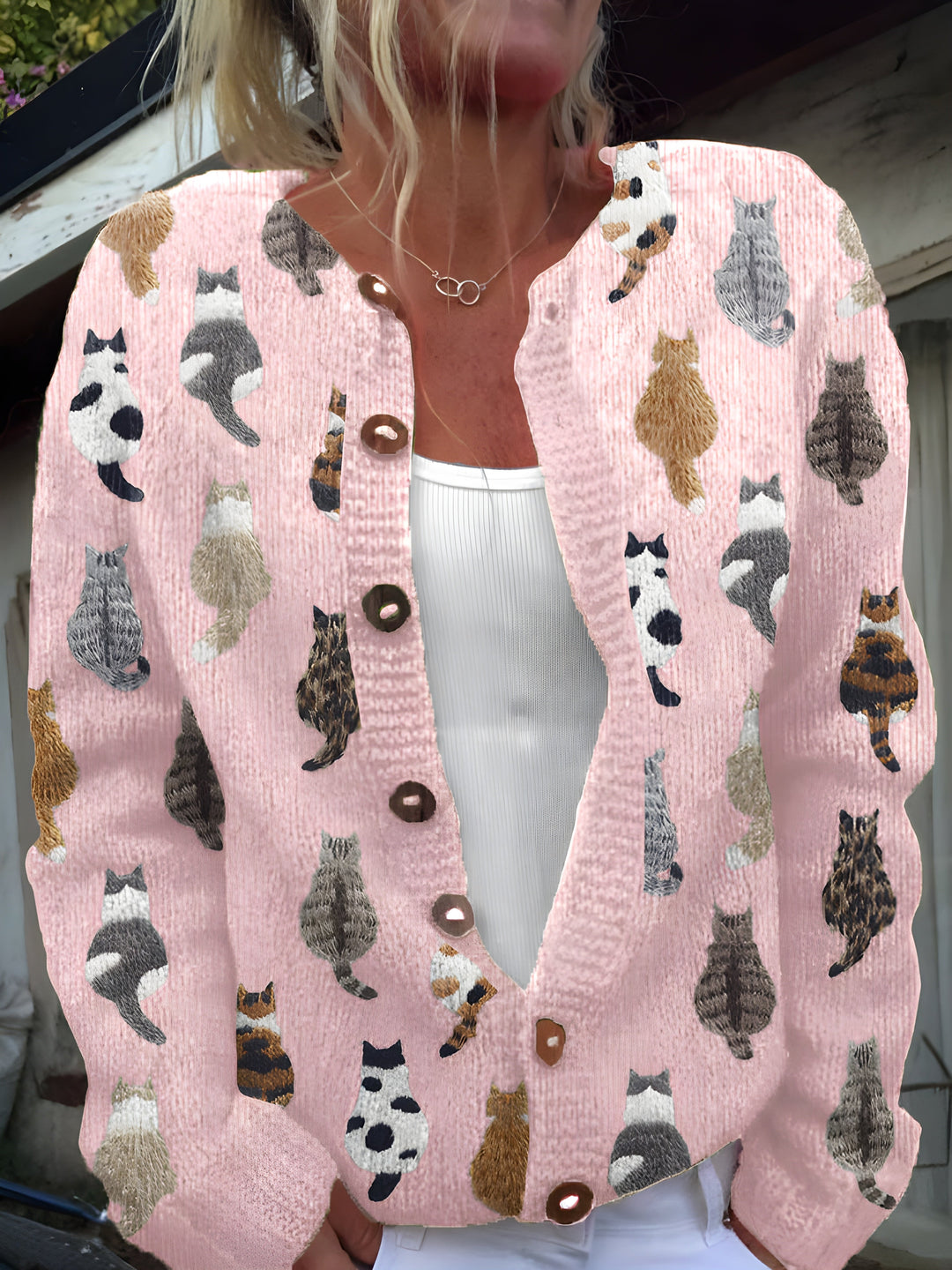 Kiki™ Artistic Knit Cardigan