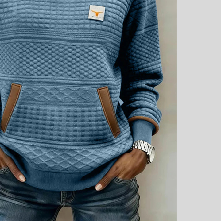 Noelle™ | Colorblock Crew Neck Sweatshirt