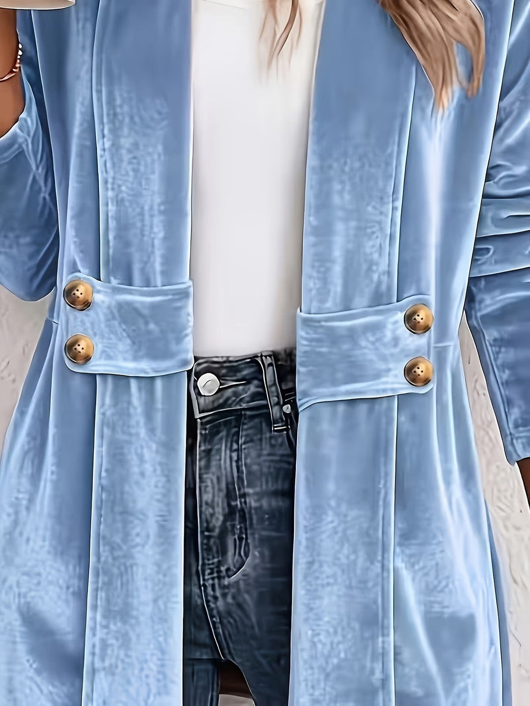 Gloria | Soft Button-Tab Cardigan