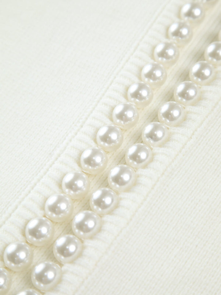 Millen™ - Cardigan with Pearls and Rips