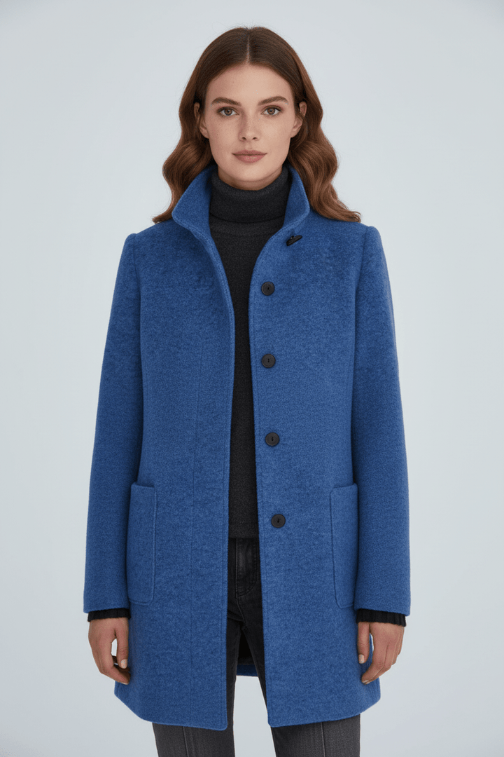 Charlotte Davies | Wool-Blend Tailored Overcoat For Women