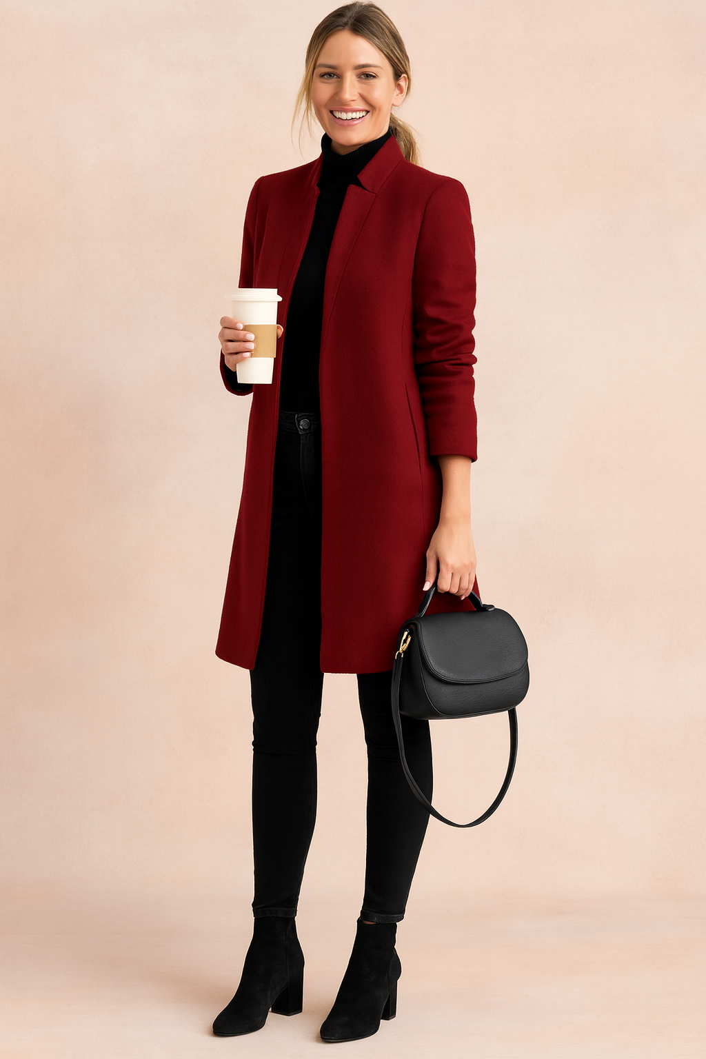 Élise Laurent | Minimalist Coat For Women
