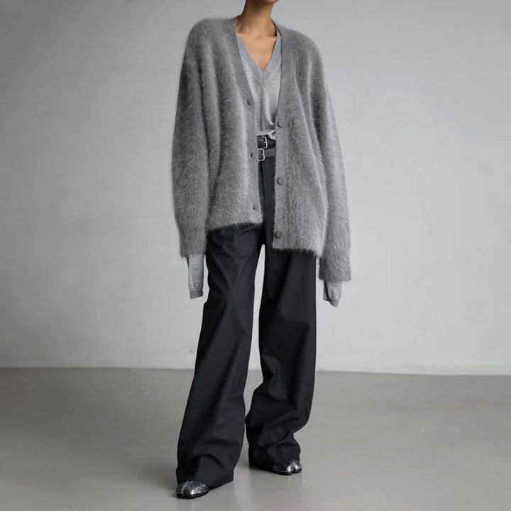 Eliza - Comfortable Fur Cardigan