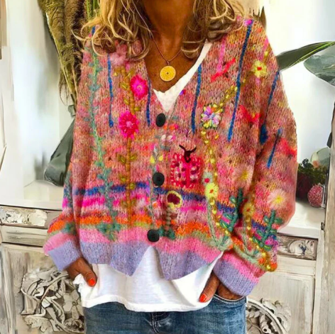 Charlotte™ - Floral Cardigan