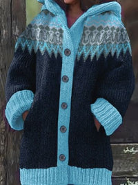 Amari™ | Retro Hoodie Cardigan