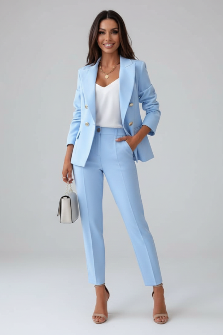 Sophia Laurent | Elegant Tailored Suit Set For Women
