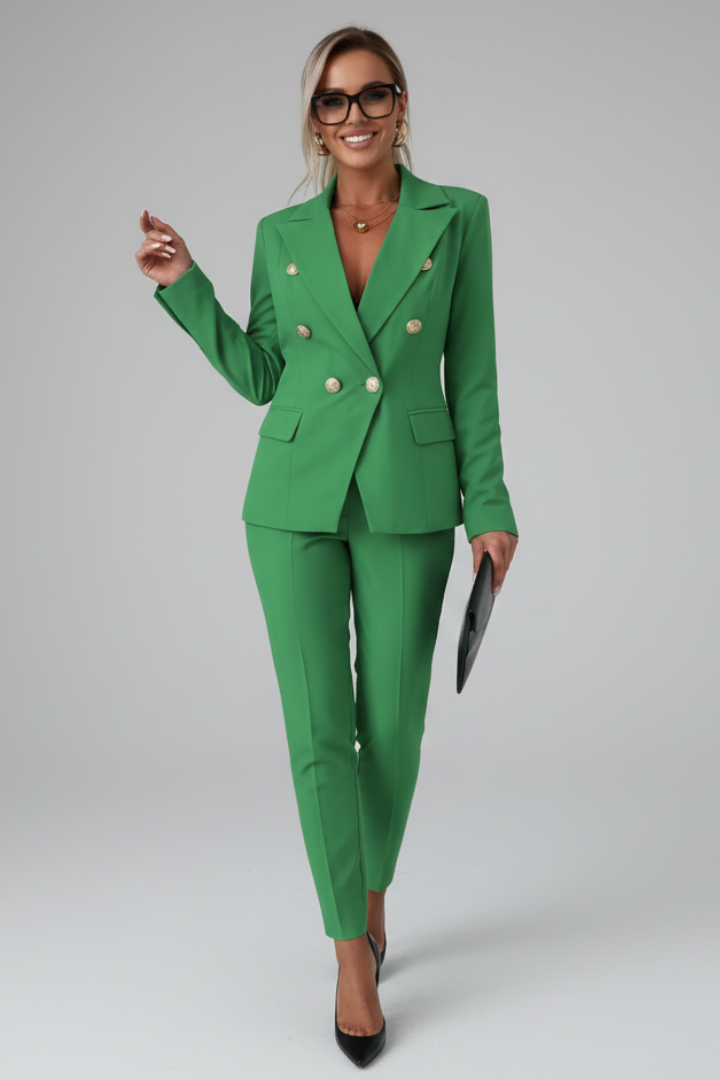 Sophia Laurent | Elegant Tailored Suit Set For Women