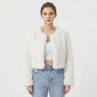 Camille Laurent | Luxe Faux Fur Jacket For Women