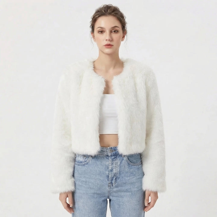 Camille Laurent | Luxe Faux Fur Jacket For Women