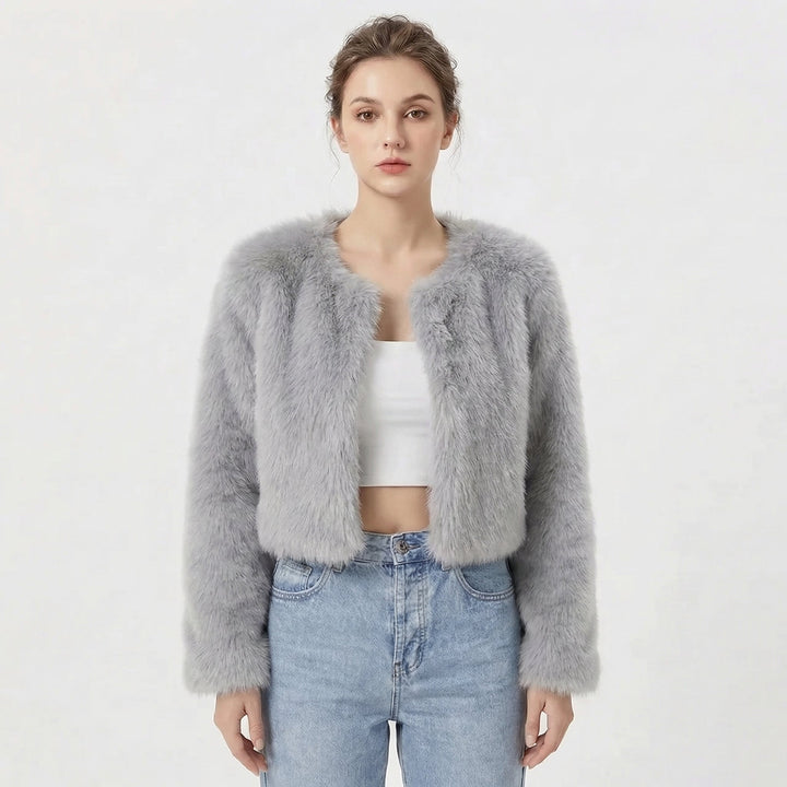 Camille Laurent | Luxe Faux Fur Jacket For Women