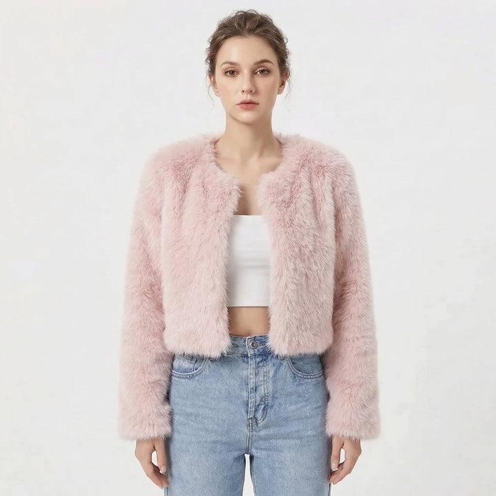 Camille Laurent | Luxe Faux Fur Jacket For Women