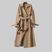Emily | Women Belted Double Breasted Long Trench Coat