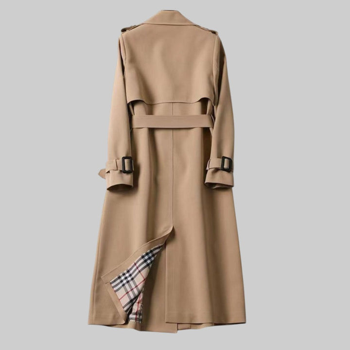 Emily | Women Belted Double Breasted Long Trench Coat