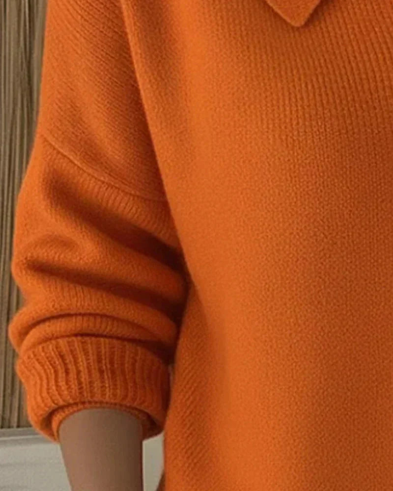 Amara™ | Classic Collared Knit Cardigan