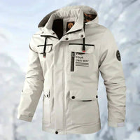 Harry | Mens Quilted Jacket Hooded Waterproof Windproof Outdoor Coat