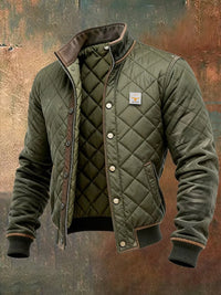 Jack | Men's Quilted Jacket Insulated Stand-Collar Bomber