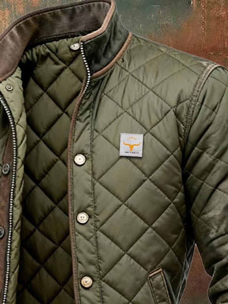 Jack | Men's Quilted Jacket Insulated Stand-Collar Bomber
