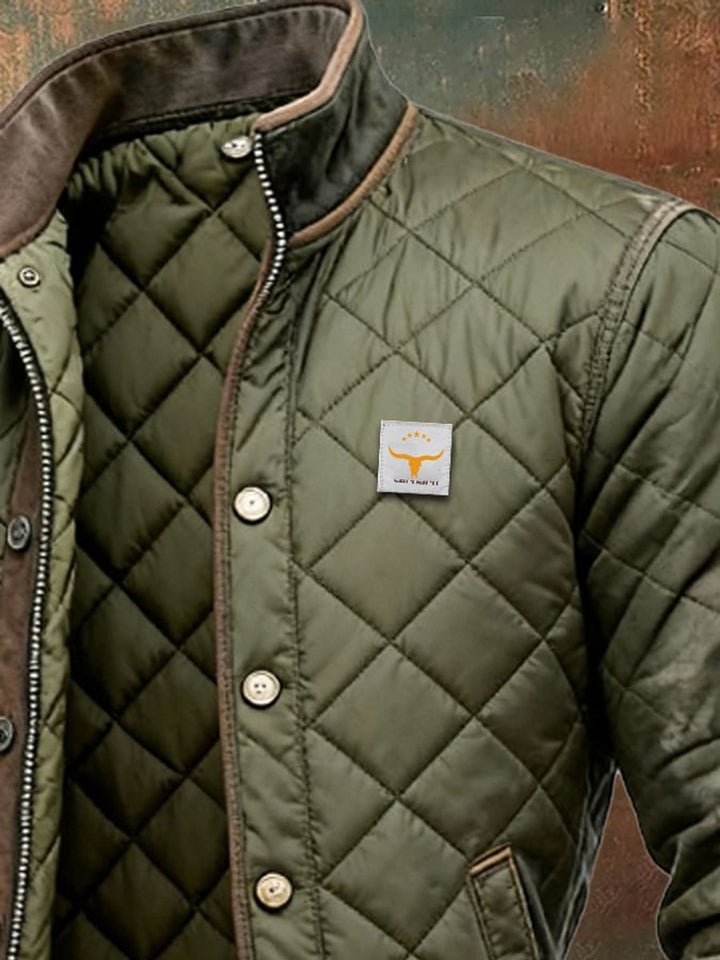 Jack | Men's Quilted Jacket Insulated Stand-Collar Bomber