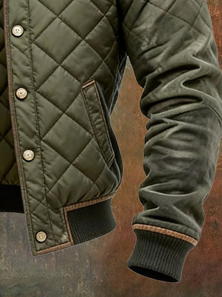Jack | Men's Quilted Jacket Insulated Stand-Collar Bomber