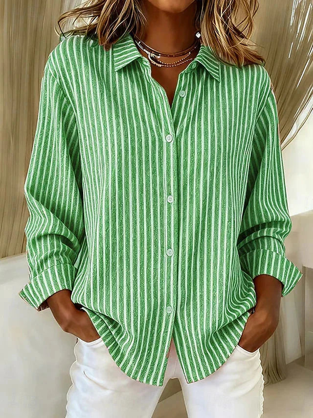 Louise™ | Effortless Striped Knit Cardigan