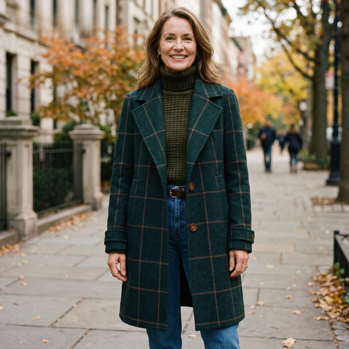 Lauren Classic Checkered Coat