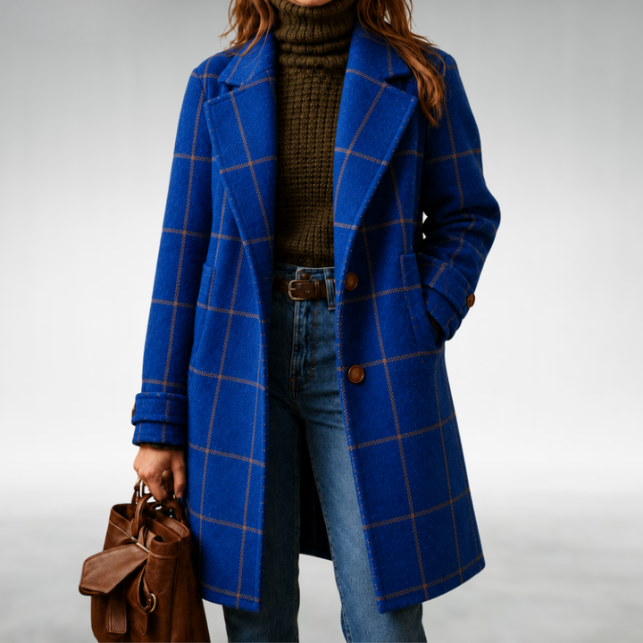 Lauren Classic Checkered Coat