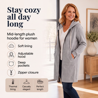 Elizabeth - Lined Long Hoodies