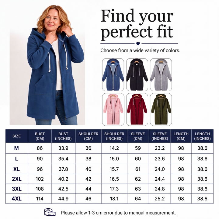 Elizabeth - Lined Long Hoodies