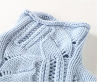 Emily | Women's Cable Knit Sweater Turtleneck Loose Fit Jumper