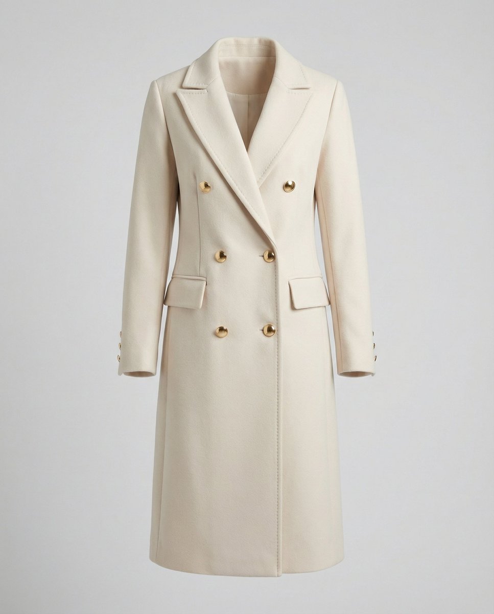 Sienna | Women's Double-Breasted Long-Line Polyester Coat
