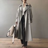 Sophie | Women's Double-Breasted Water-Repellent Long Trench Coat