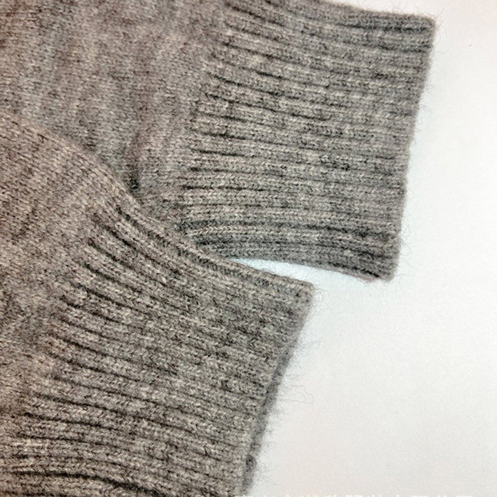 Ava | Women's Hooded Knit Open-Front Cardigan Jacket Letter Print