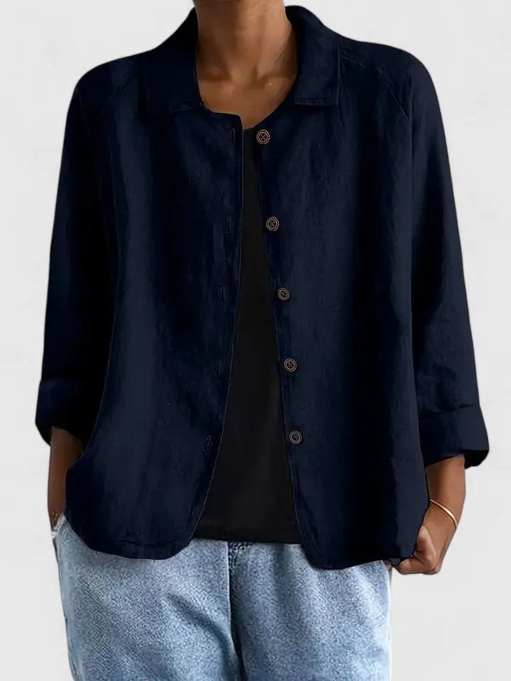 Sophie | Women's Lightweight Cotton Button-Up Jacket