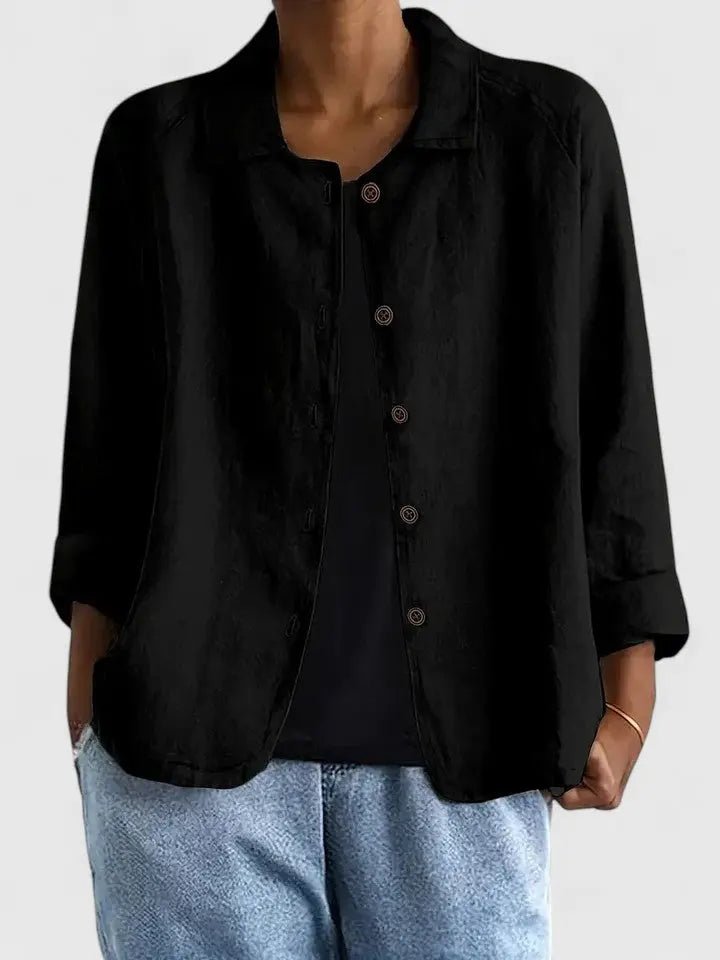 Sophie | Women's Lightweight Cotton Button-Up Jacket