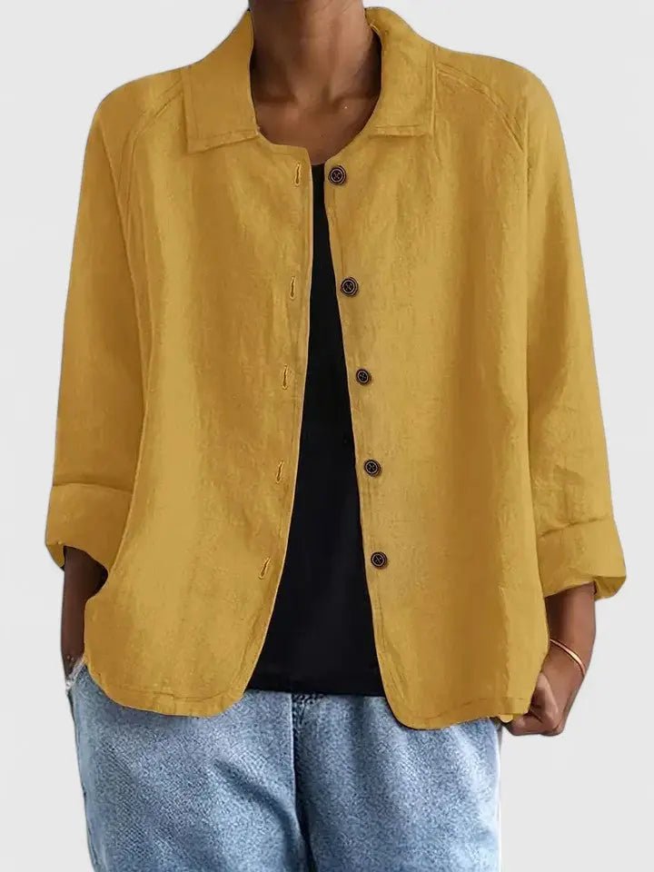 Sophie | Women's Lightweight Cotton Button-Up Jacket
