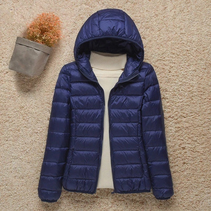 Sienna | Women's Lightweight Hooded Quilted Jacket Packable Down Puffer