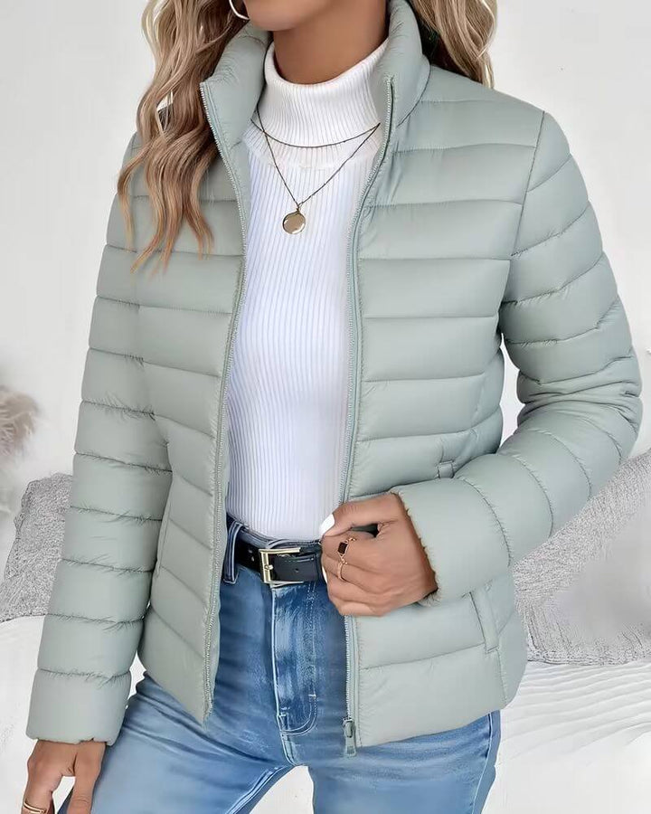 Sienna | Women's Lightweight Quilted Puffer Jacket Stand Collar