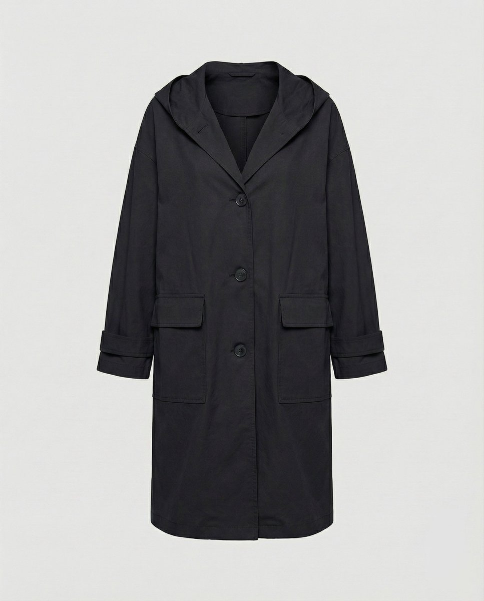 Rosie | Women's Long Waterproof Windproof Hooded Trench Coat