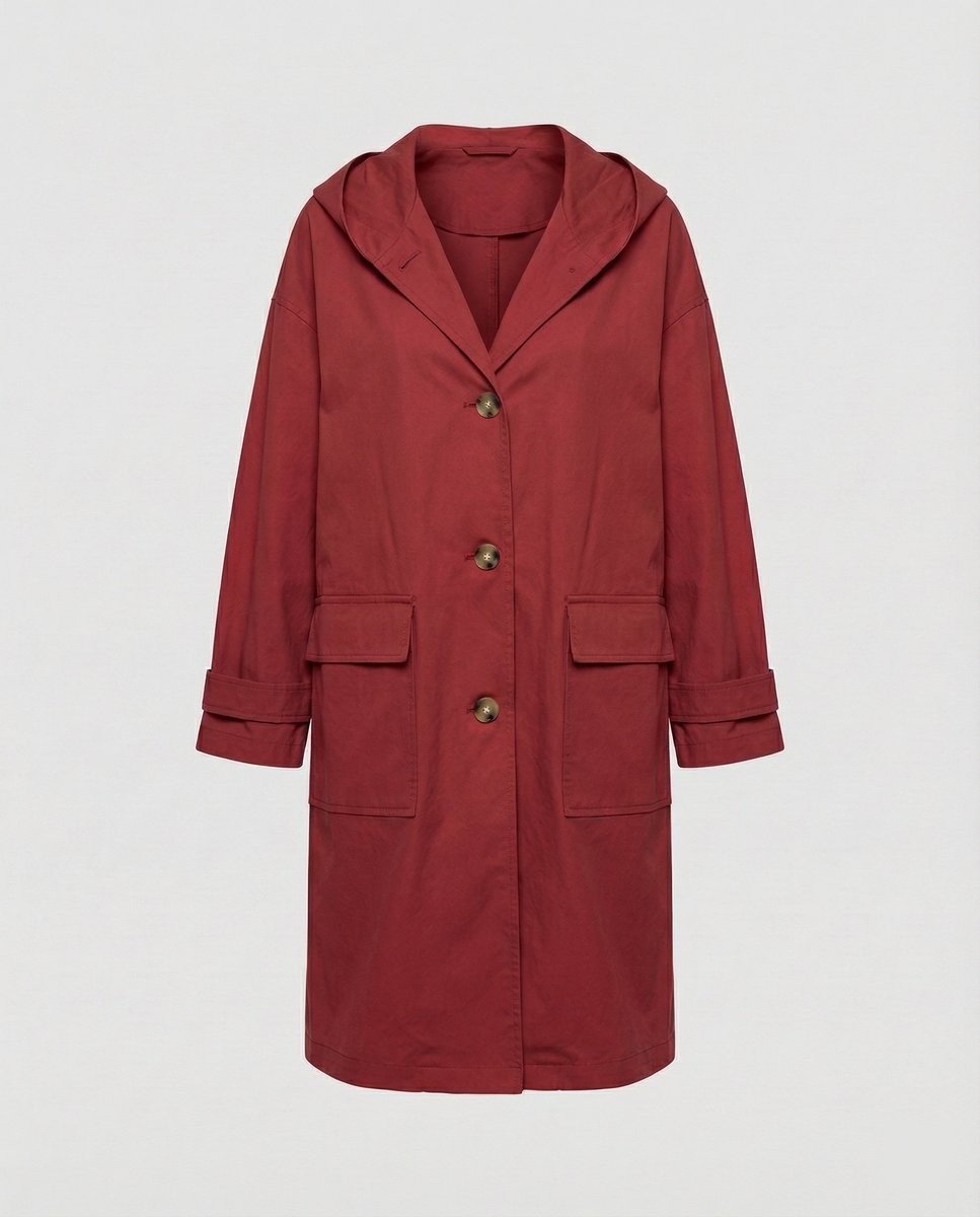 Rosie | Women's Long Waterproof Windproof Hooded Trench Coat