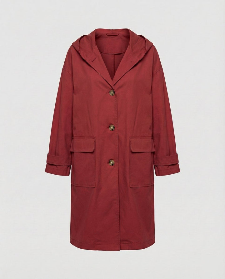 Rosie | Women's Long Waterproof Windproof Hooded Trench Coat